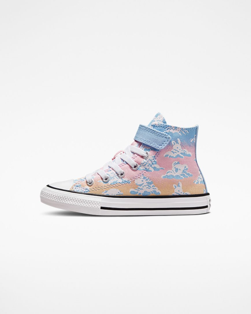 Dívčí Boty Vysoké Converse Chuck Taylor All Star Easy-On Cloud Gazer Blankyt Oranžové Růžové | CZ CIJP34